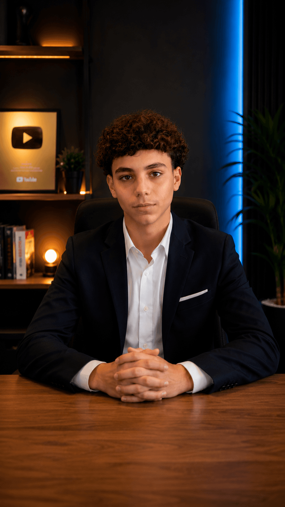 AI YouTube video frame